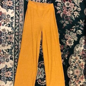 Forever 21 Yellow Bellbottoms